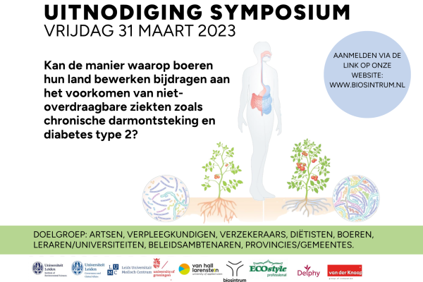 Uitnodiging symposium Bodem en Humane gezondheid op 31 maart 