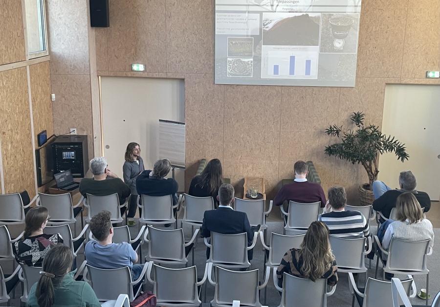 De collegezaal van het Biosintrum