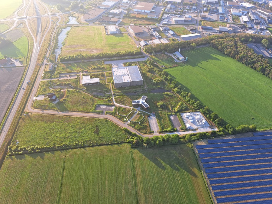 Biosintrum vanuit de lucht | foto: J. Voskamp