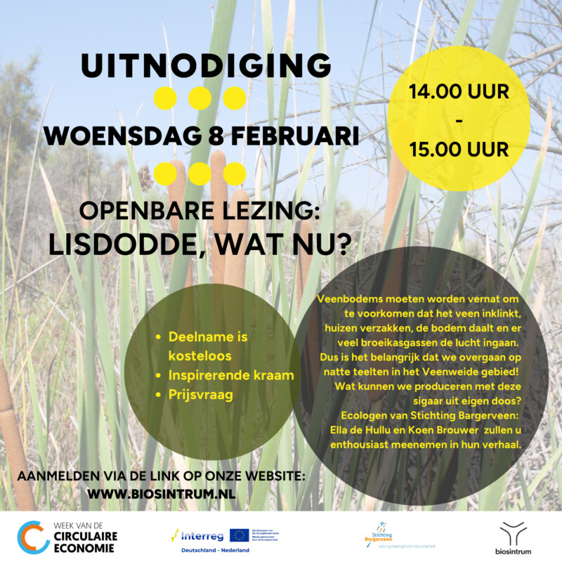 Uitnodiging: Lisdodde, wat nu? | woensdag 8 februari