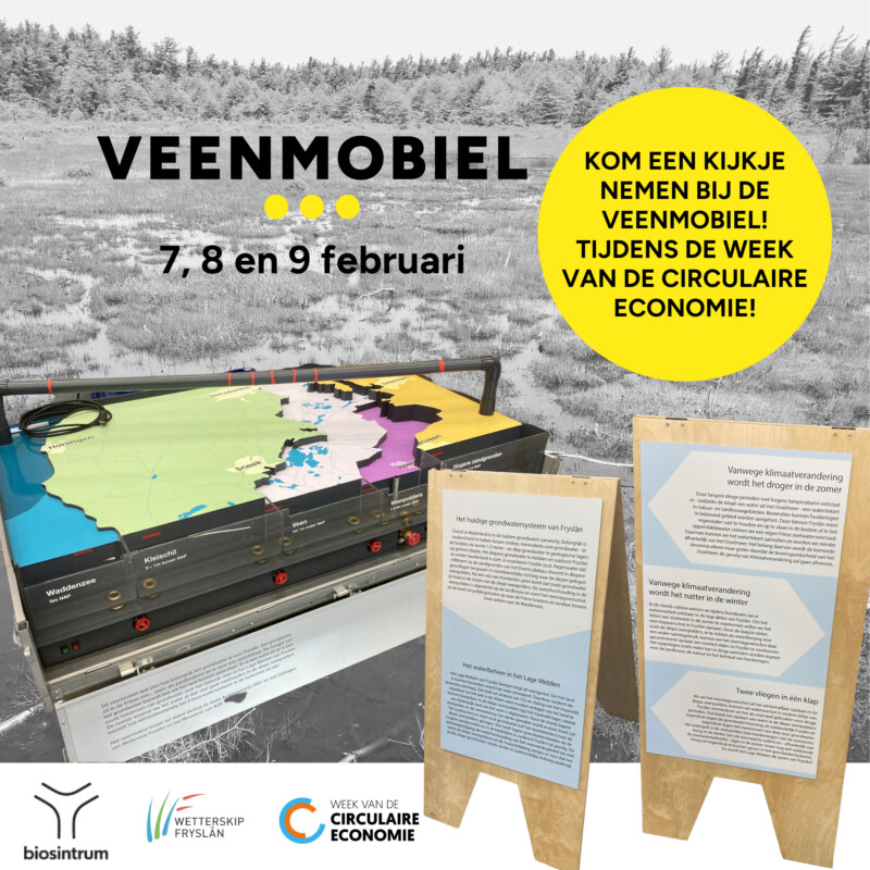Veenmobiel van het Wetterskip Friesland