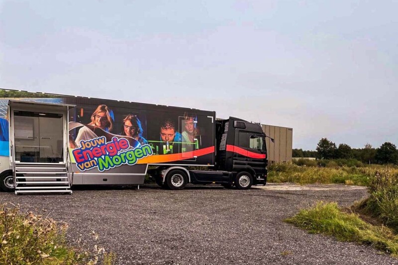 De bus van Jouw Energie van Morgen Foto Biosintrum