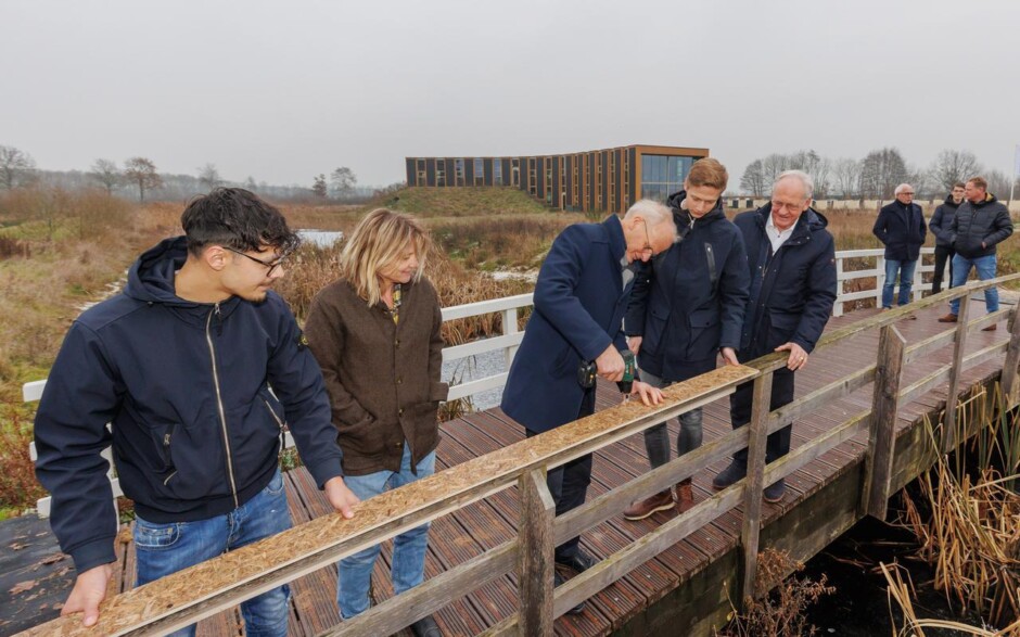 Opening biobased brug Biosintrun Oosterwolde