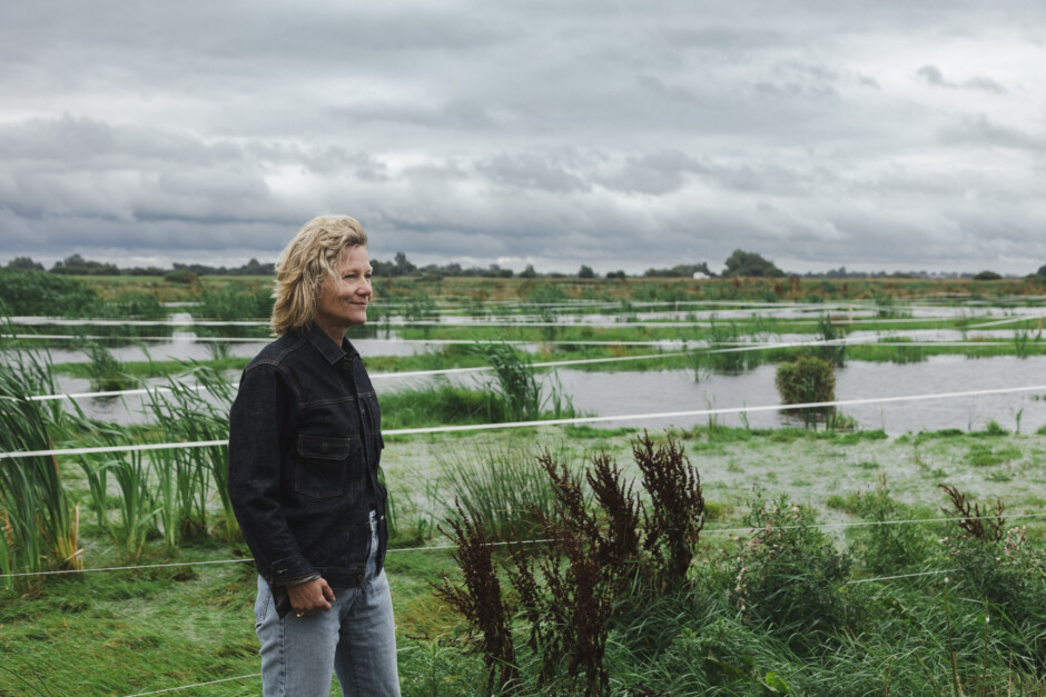 Petra Boorsma op de Hegewarren Biosintrum