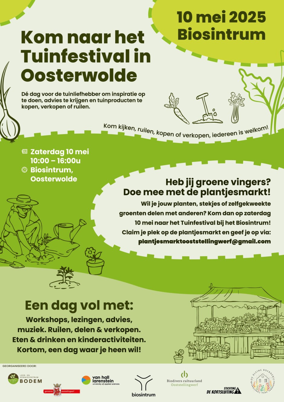 Plantjesmarkt 10 mei TUINFESTIVAL