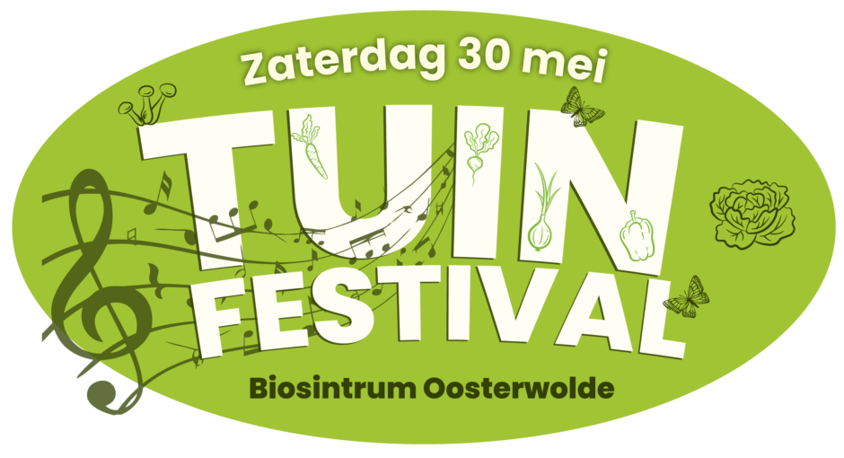 Logo tuinfestival met datum