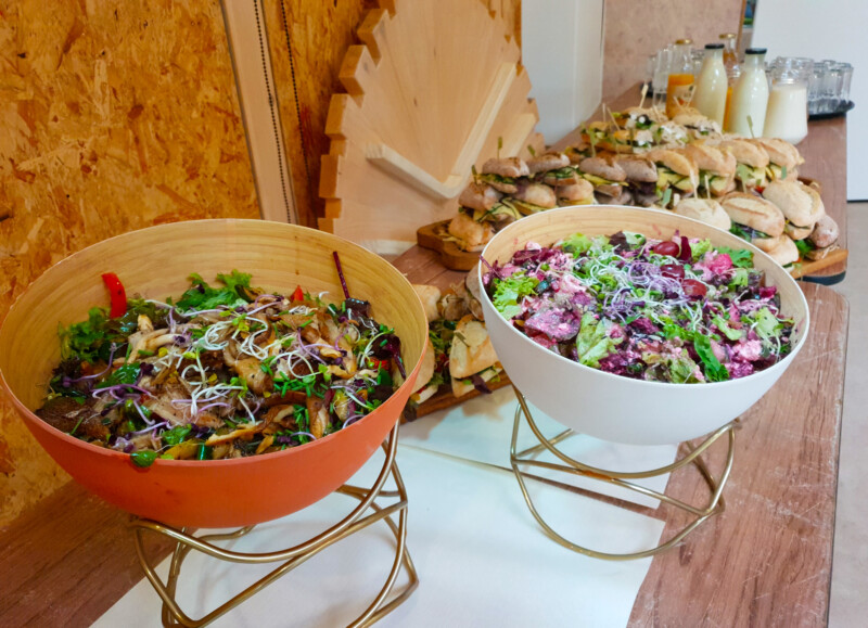 Salades en verse broodjes