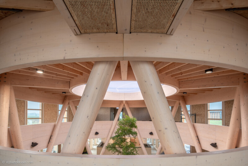 Afbeelding atrium in het Biosintrum in Oosterwolde
